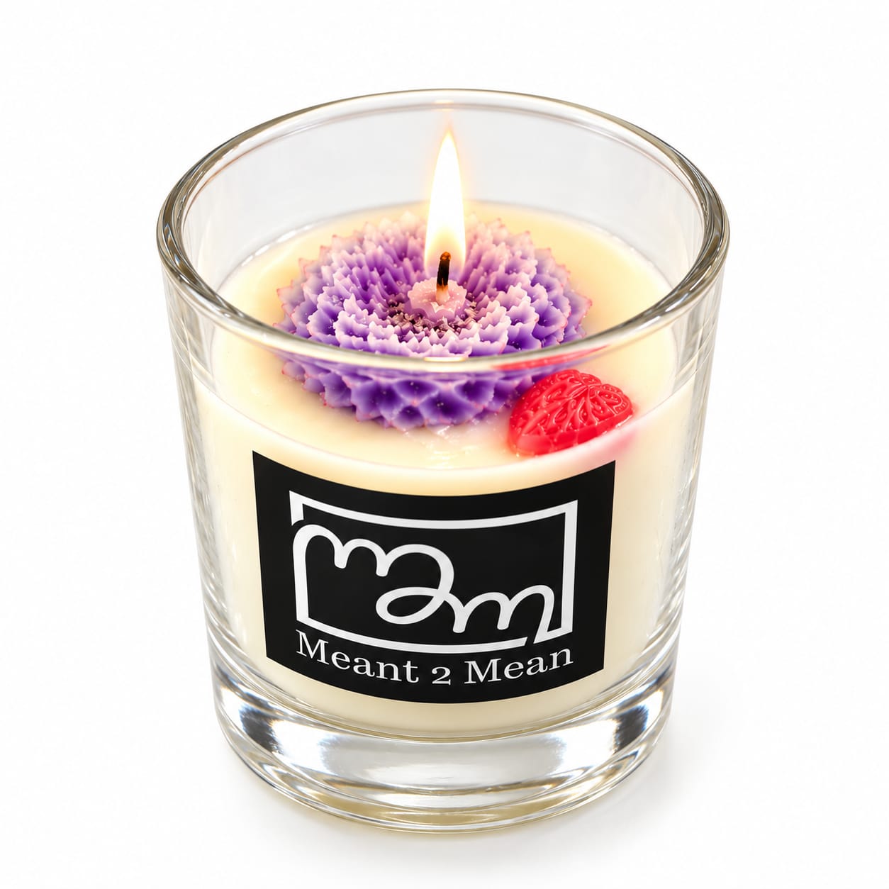 Floral Vanilla Glow Candle - Image 2