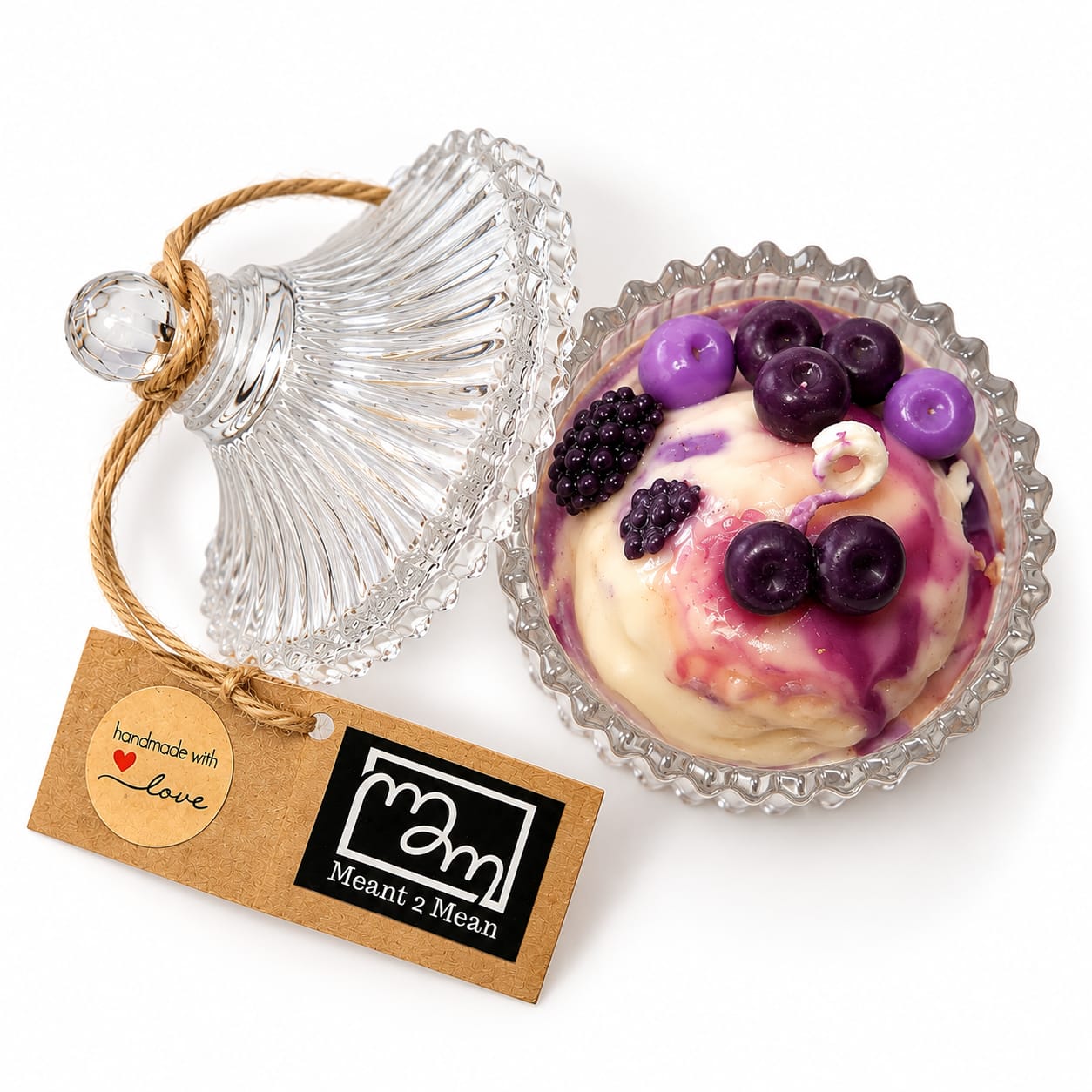 Blue Berry Ice-cream Candle - Image 2